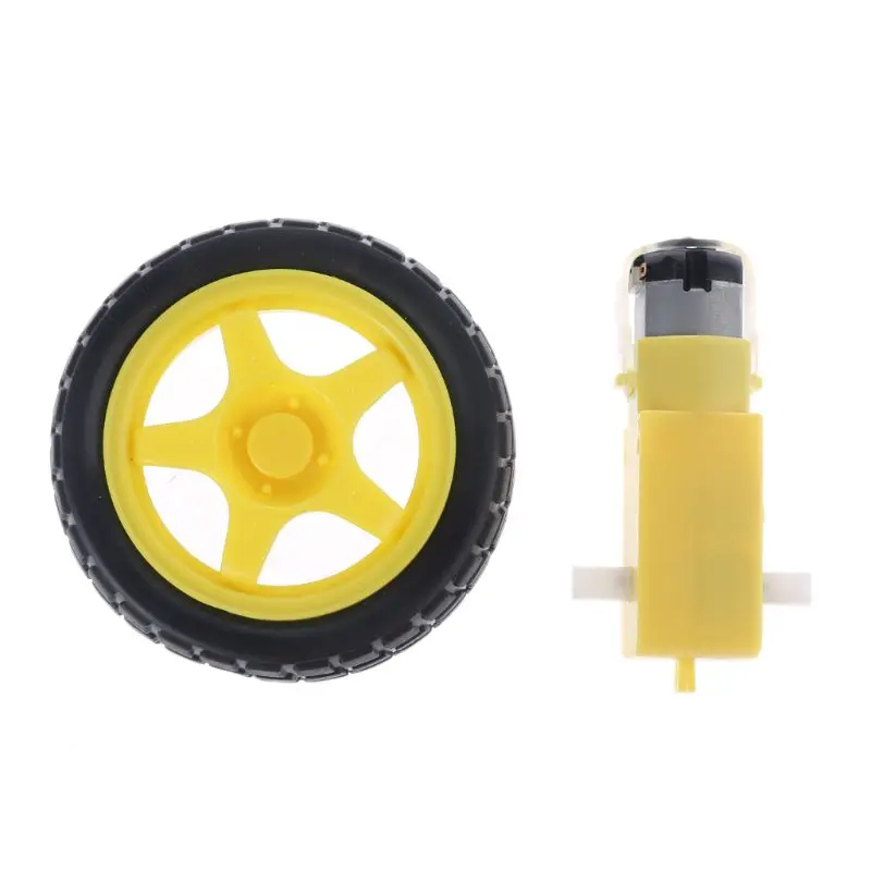 Lxaf 1 Set Per Car Robot Pneumatico In Plastica Per Pneumatici Con Motoriduttore Dc3-6V