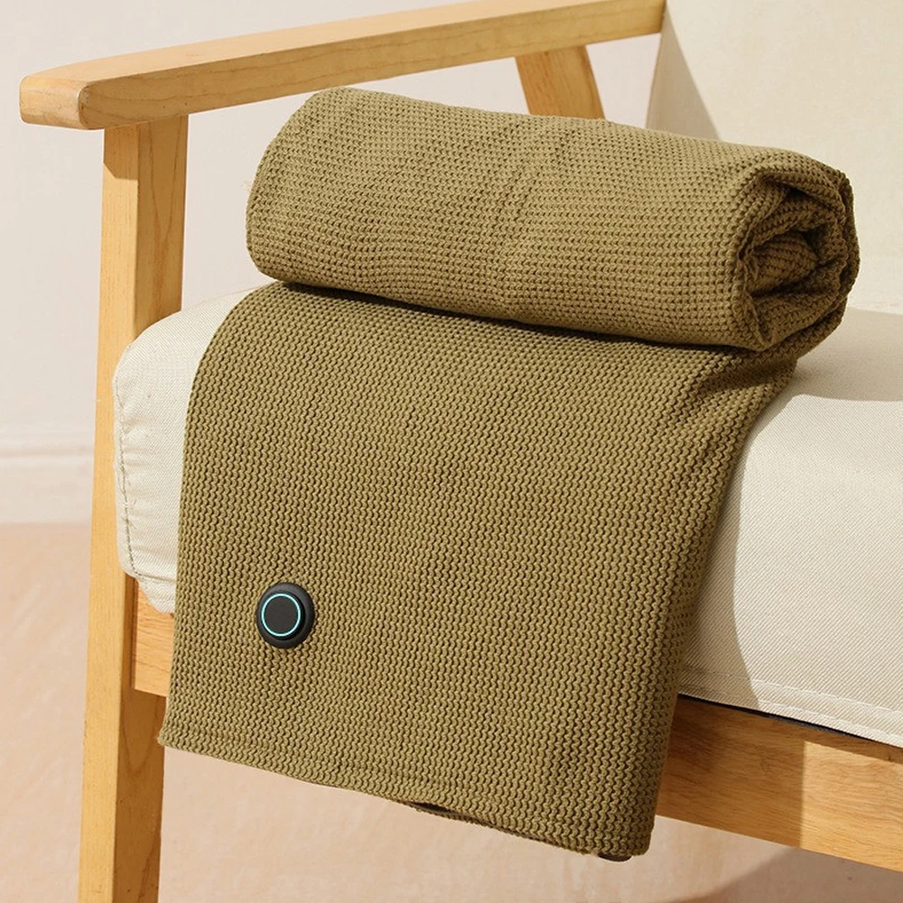 Ковдра з підігрівом Ковдра 15 секунд Швидке нагрівання підтримує зарядку USB і Power Bank, для офісу, дому та на вулиці