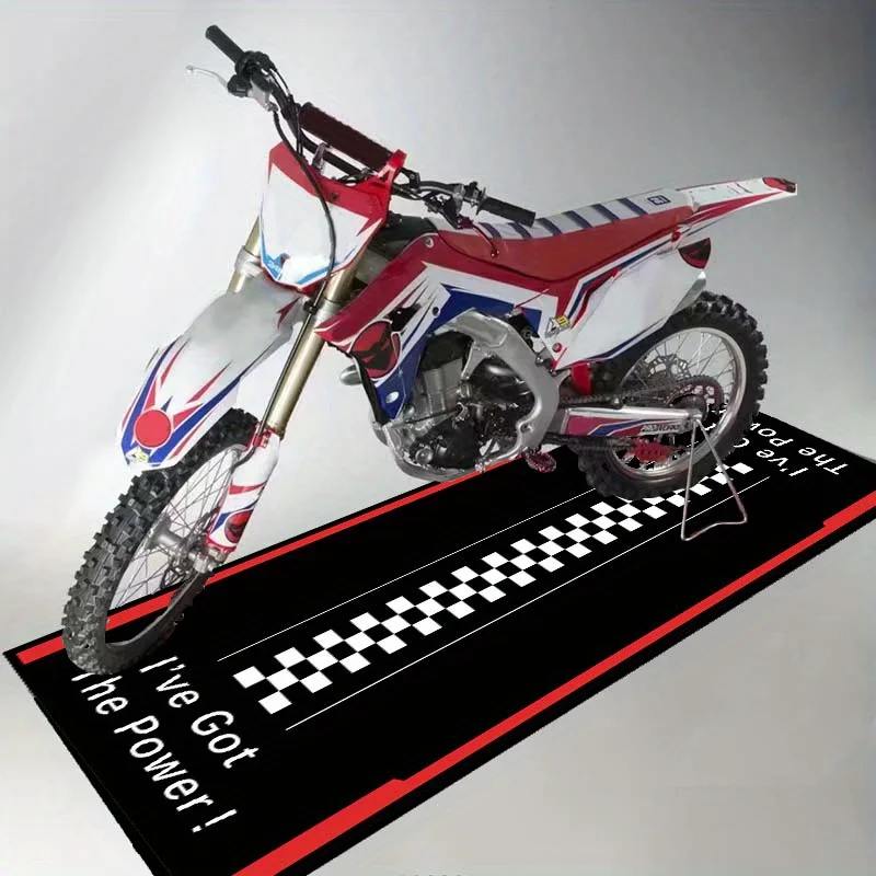 Garage Racing Bike Display Carpet Motorcycle Parking Dirt Resistant Carpets For Home Decor Long Strip Soft Comfortable Rug decorative carpet