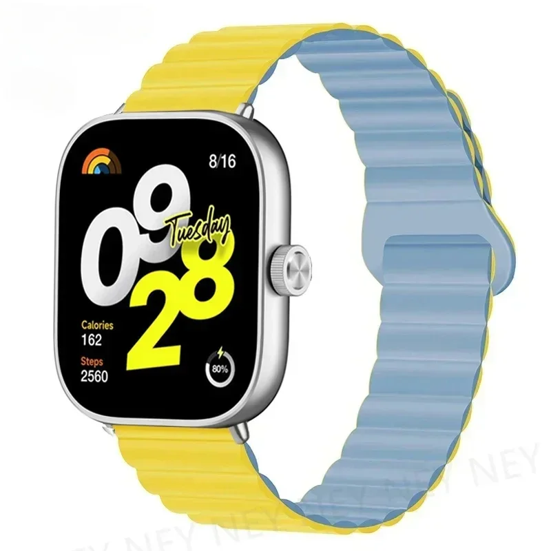 Magnetic Silicone Sport Wristband Bracelet - Universal Smartwatch Accessory