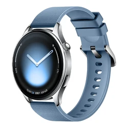 Premium Silicone Sport Strap - Enhanced Replacement Band for 22mm (Blue)