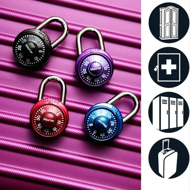 Master Lock 1533MCND Rotary Combination Lock Anti-theft Padlock for Gym and School Locker Security Lock 2
