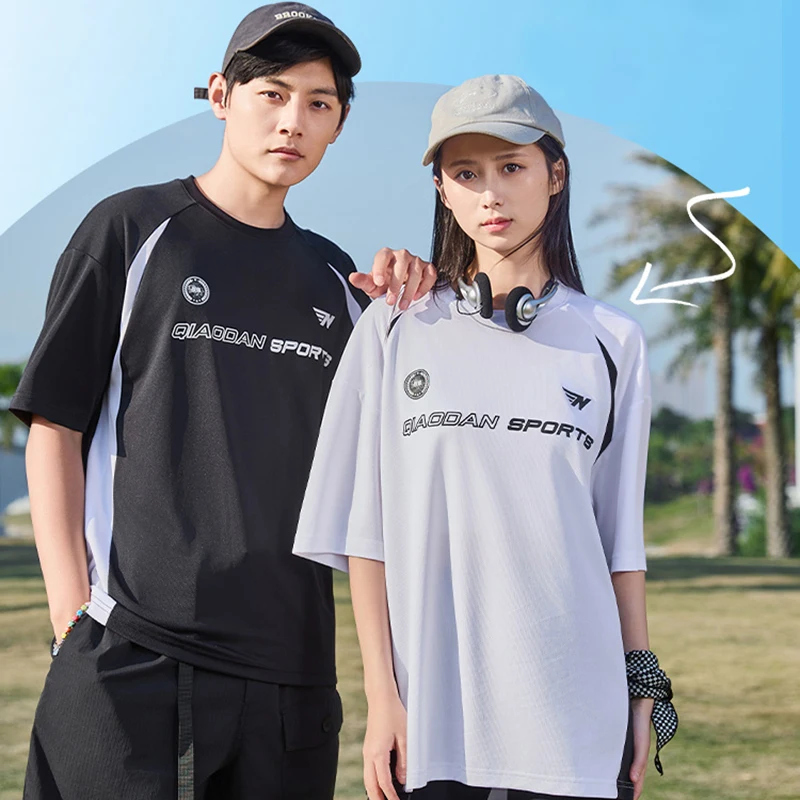 Sports Short-sleeved T-shirts for Men and Women Summer American Casual