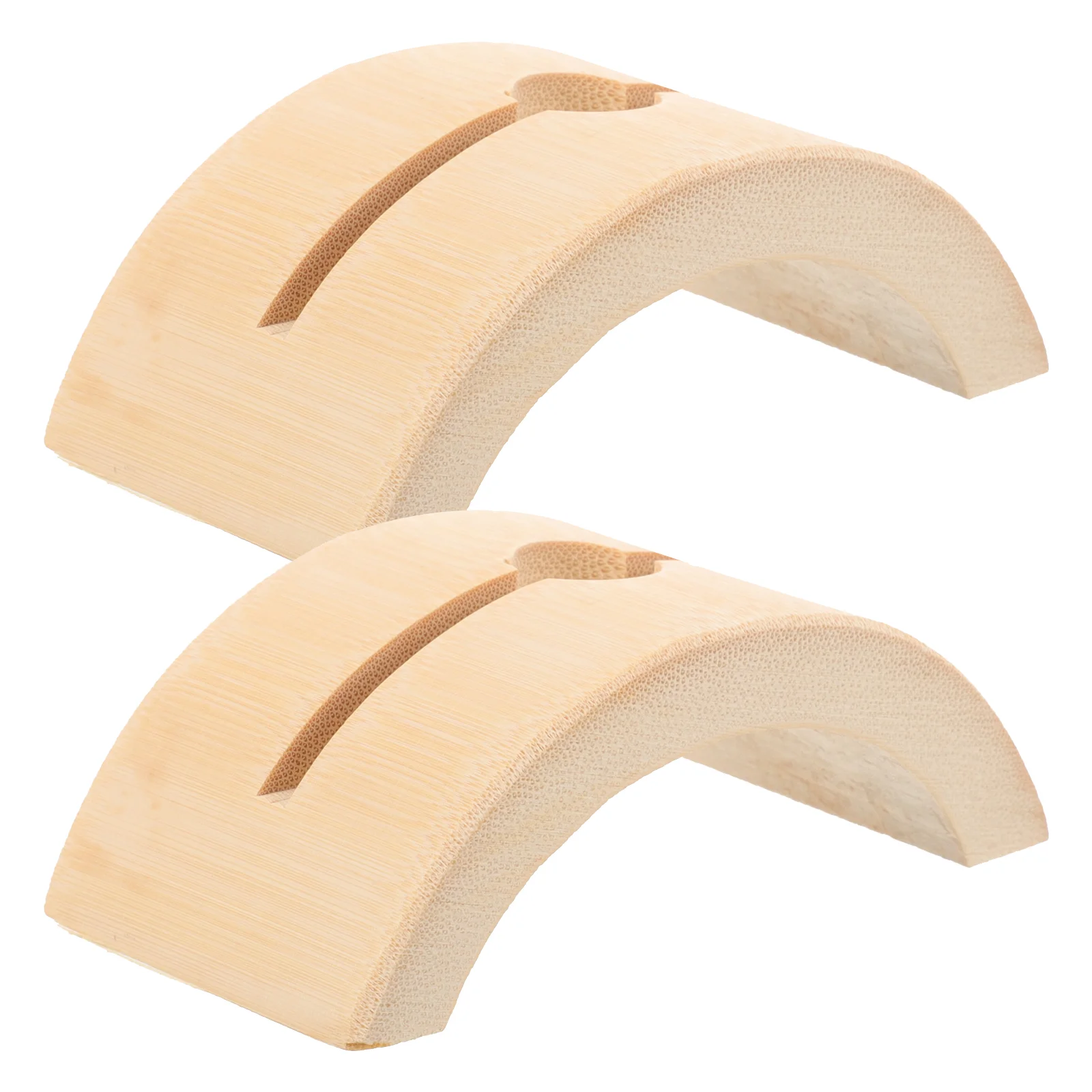 

2 Pcs Japanese Handheld Fan Holder Folding Accessories Removable (No Large Bamboo Holder) Display Stand