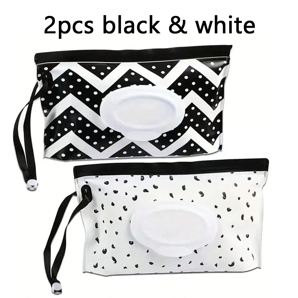 black and white