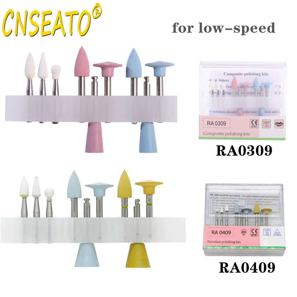 1 Kit Dental Composite Polishing Porcelain Teeth Polisher for Low Speed