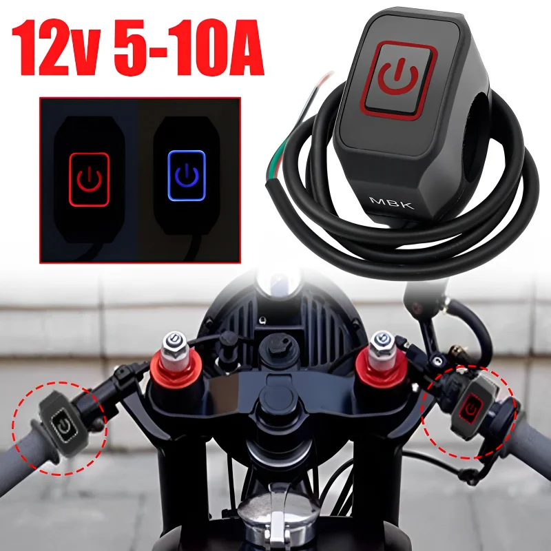 12VMotorcycleSwitchHeadlightHornModifiedControlSwitchHandlebar