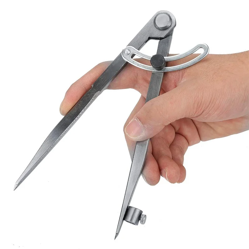 A24F-200Mm 드로잉 윙 가죽 DIY 조정 가능한 크리저 윙 디바이더, 회전 공예 도구 Leathercraft Compasse