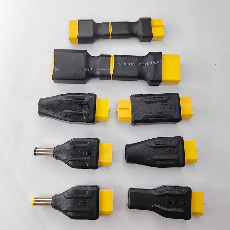 1PC XT60 어댑터 DC5.5*2.5/2.1mm Type-c XT90 XT30 모델 비행기 EC5에 적합 야외 에너지 저장 전원 어댑터 변환기