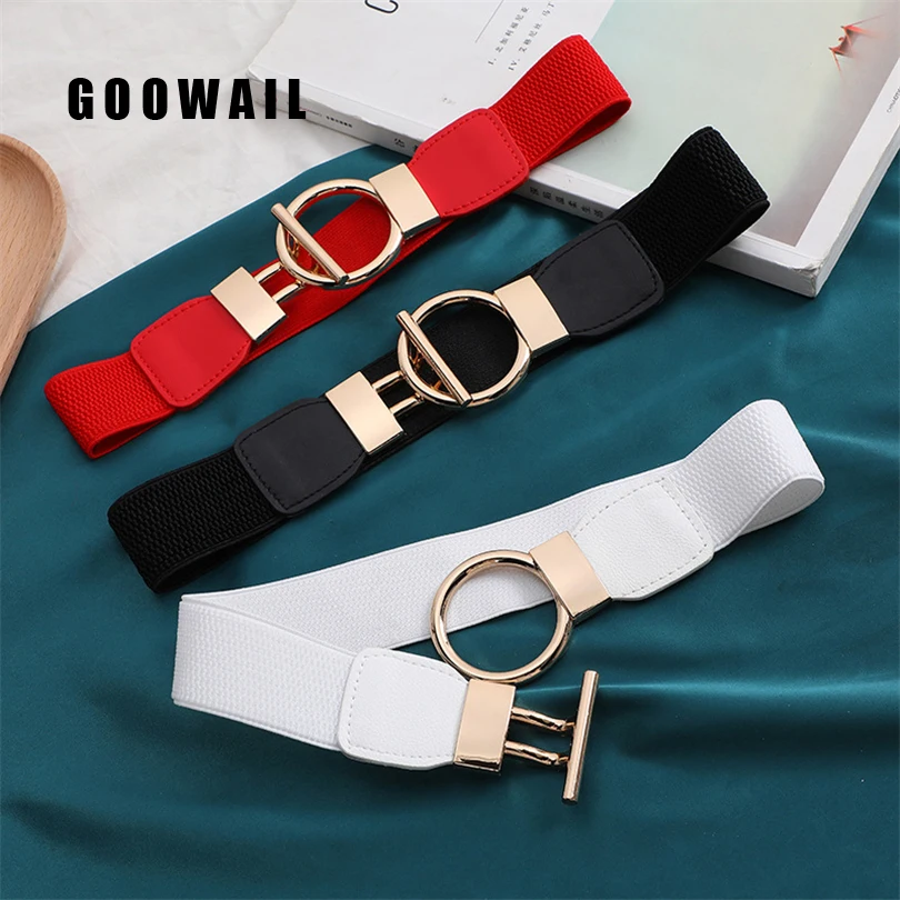 

Fashion Trend Luxury Women Waistband For High Waist Dress Sweater Coat Female Casual Slim Belts Streetwear Ladies Cummerbunds