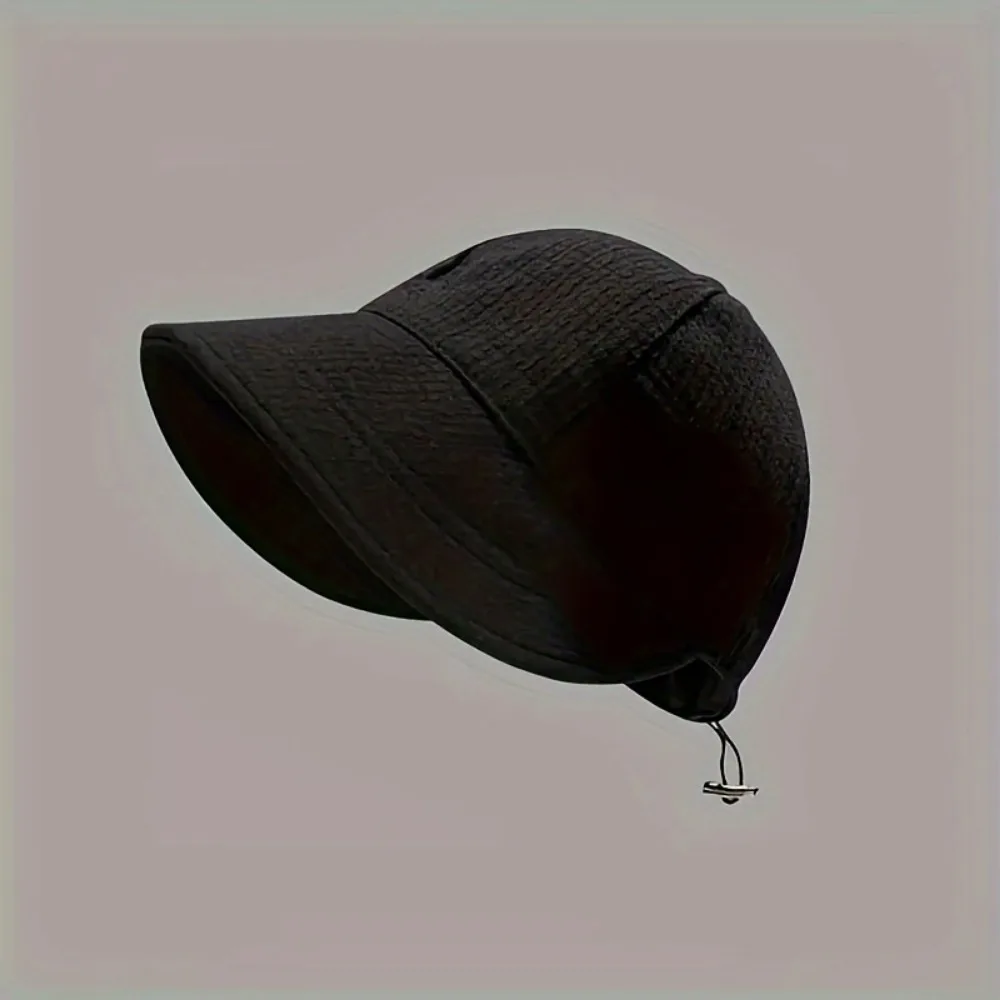 Baseball Caps Sun Hat Sun Protection Hat Women Drawstring Waffle Pattern Spring Summer