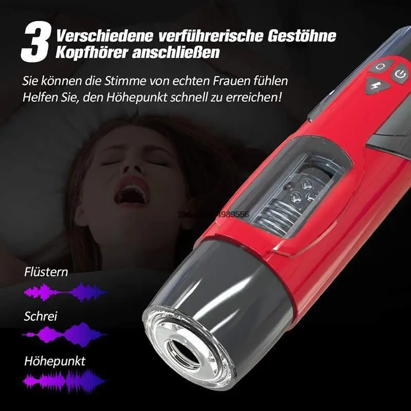 tomatic Male Masturbator Telescopic Rotation Masturbation Cup Aircraft Cup Training_voghion.com