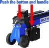 Log Splitter 6.5 Ton, Wood Splitter Electric Powered 15Amp, with Hydraulic Ram, Electric Firewood Splitting Machine, Horizontal 4