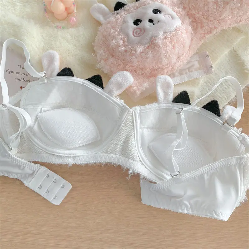 Winter Plush Lingerie For Women Set Lovely Sheep Lingerie Girls