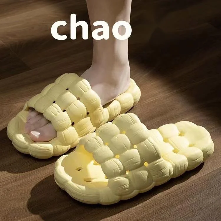 Damen Herren-Slipper, Strand-Leder, Synthetik, stoßdämpfend, rutschfest_voghion.com