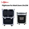 No Tax 2PCS Flightcase For Wash Zoom 19x15W RGBW Moving Head Light Rockcase LED Zoom Wash 19X15W Lyre Wash Beam Spot Only Case 3