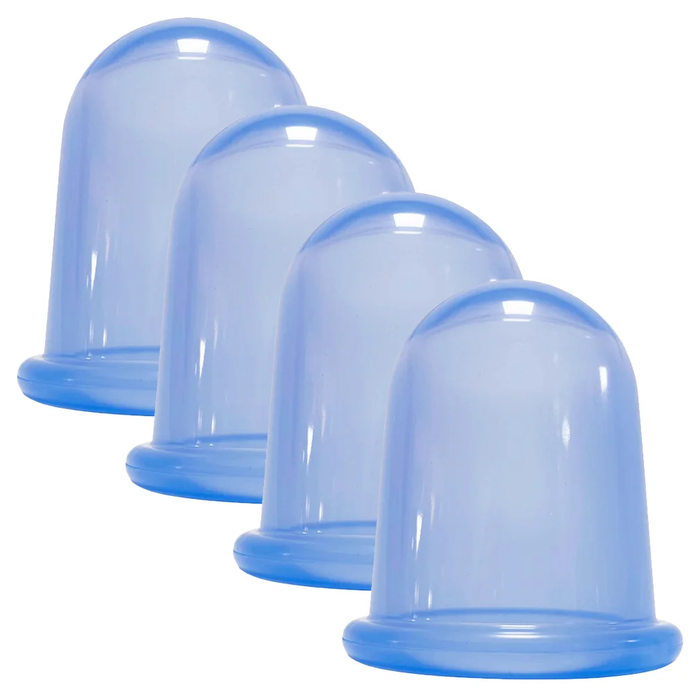Vacuum cupping sets massage tool 4Pcs silicone massage cup