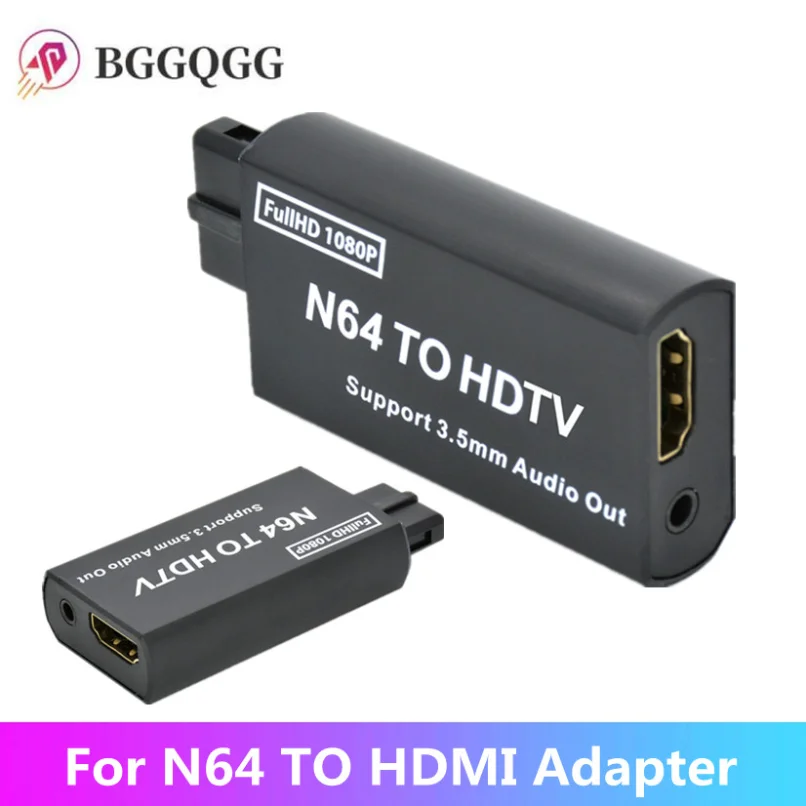 Per Console Di Gioco Adattatore Convertitore Compatibile Da N64 A Hdmi Plug And Play Per Adattatore Hdmi Snes/Ngc/Sfc Con Uscita Audio Da 3.5Mm