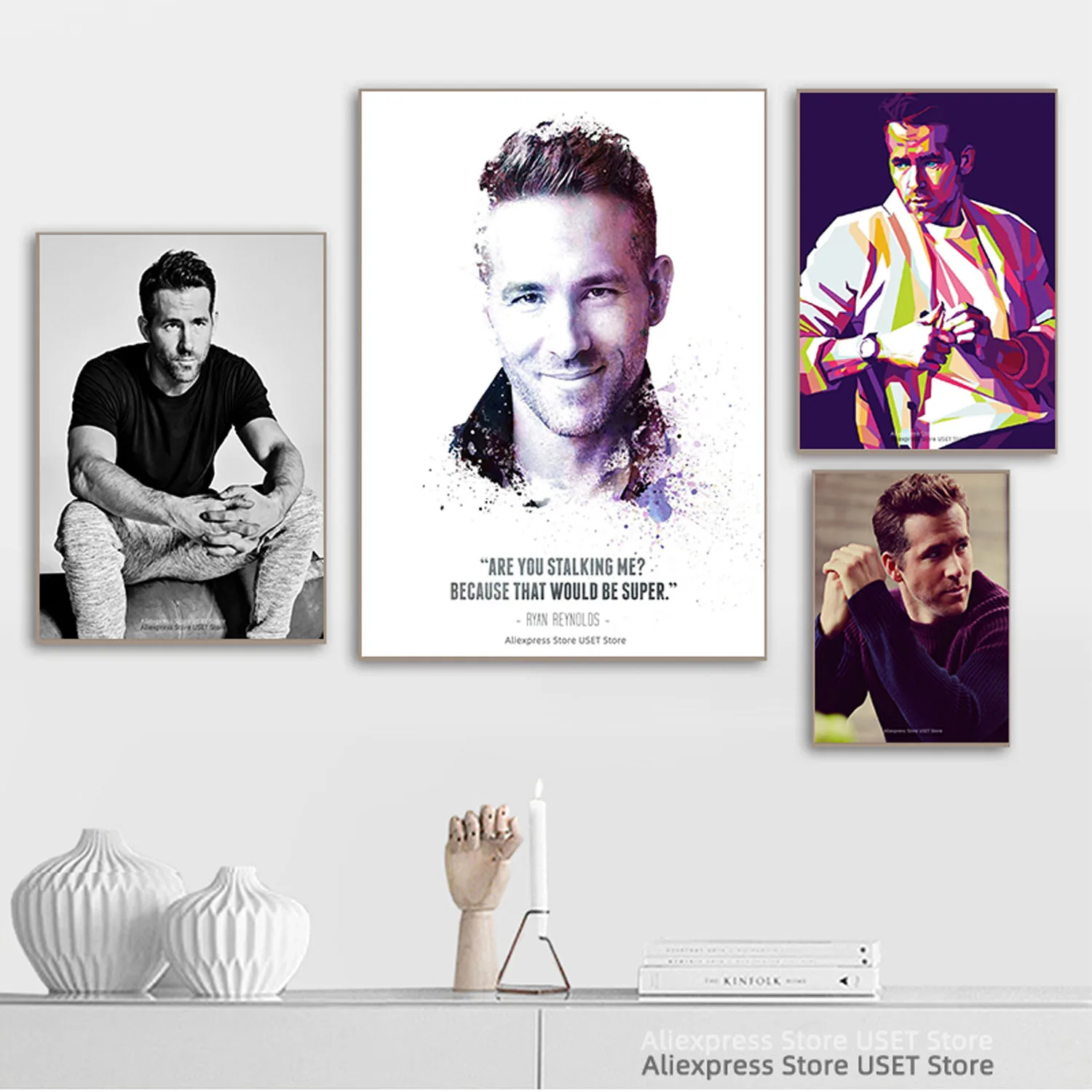 Ryan Reynolds Poster Movie Star Actor Art Canvas Poster Print Wall Painting  Home Decoration (No Frame) - AliExpress