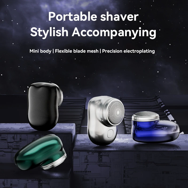 Electric Shaver Portable Wet And Dry Use Rechargeable Type-C Charging Shaving Tool Machine electric shaver,electric razor,cordless shaver