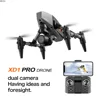 EBOYU XD1 PRO RC Drone 2.4Ghz WiFi FPV 4K HD Dual Cams Switchable Optical Flow Hover Alloy Material RC Drone Quadcopter Toys RTF 1