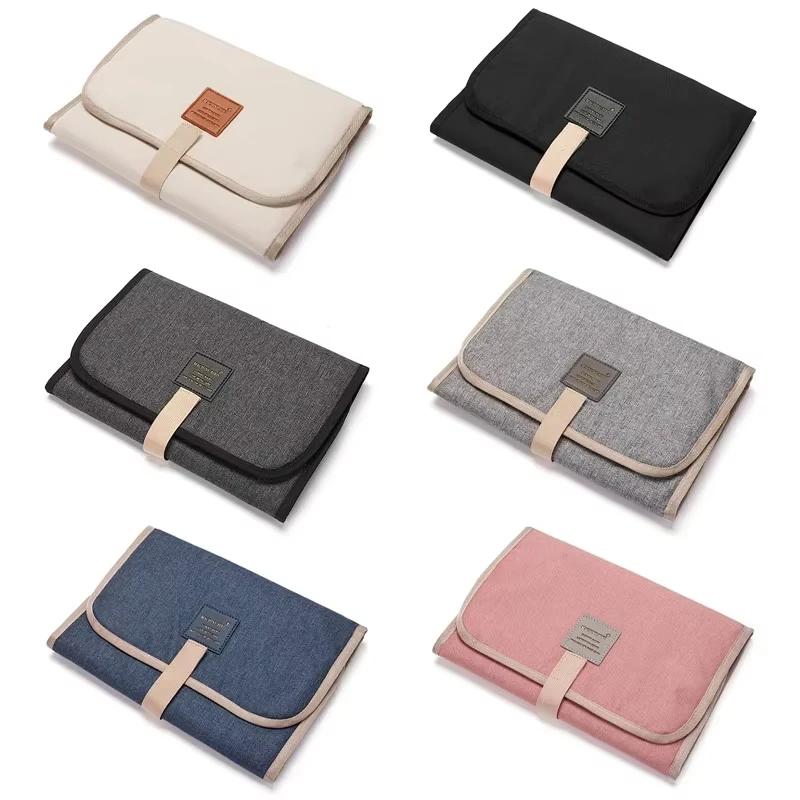 Portable Changing Pad for Baby Diaper Changing Pad Foldable Waterproof Nappy Mat Travel Diaper Change Sheet Bag