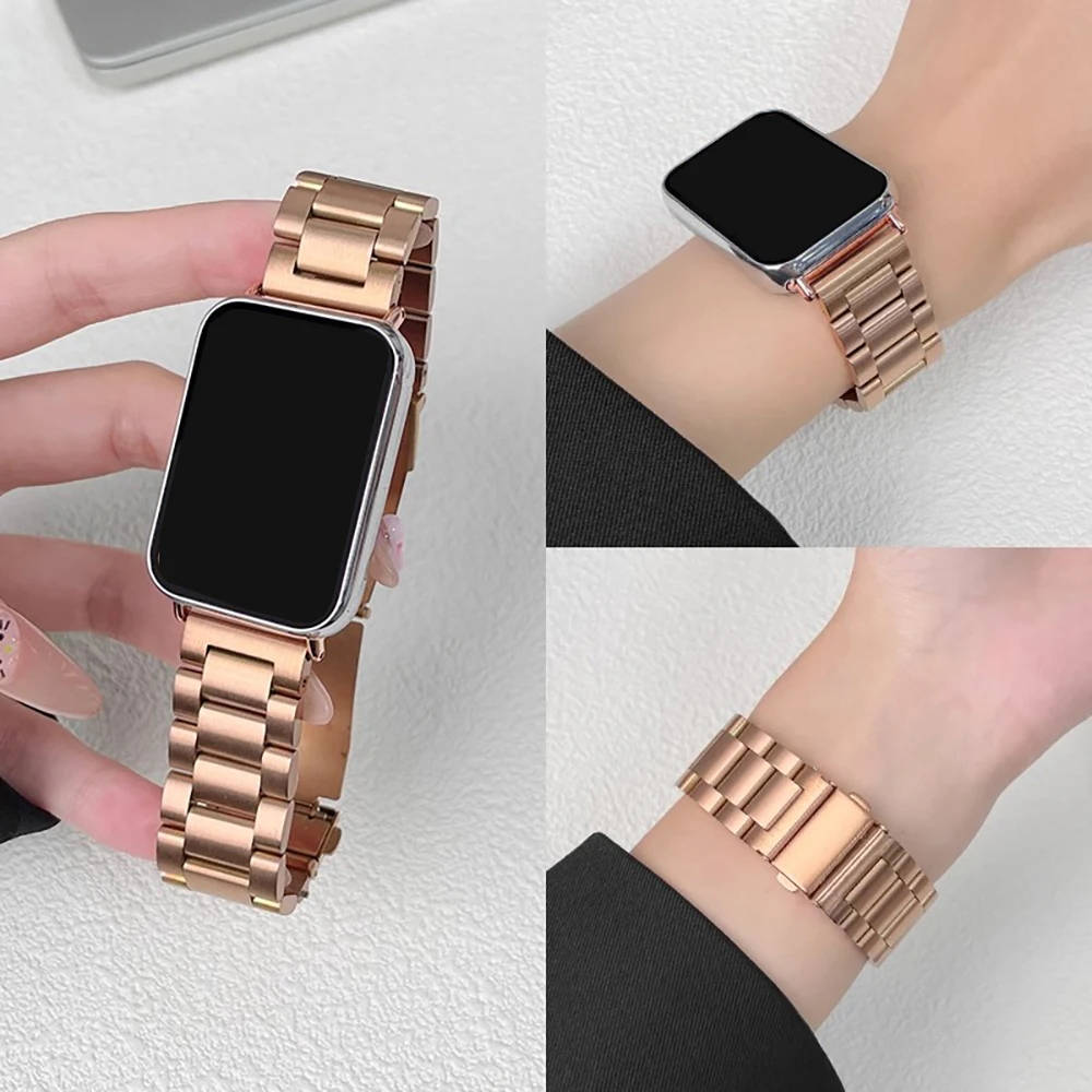 Stainless Steel Bracelet Strap for Smartwatch Fitness Trackers