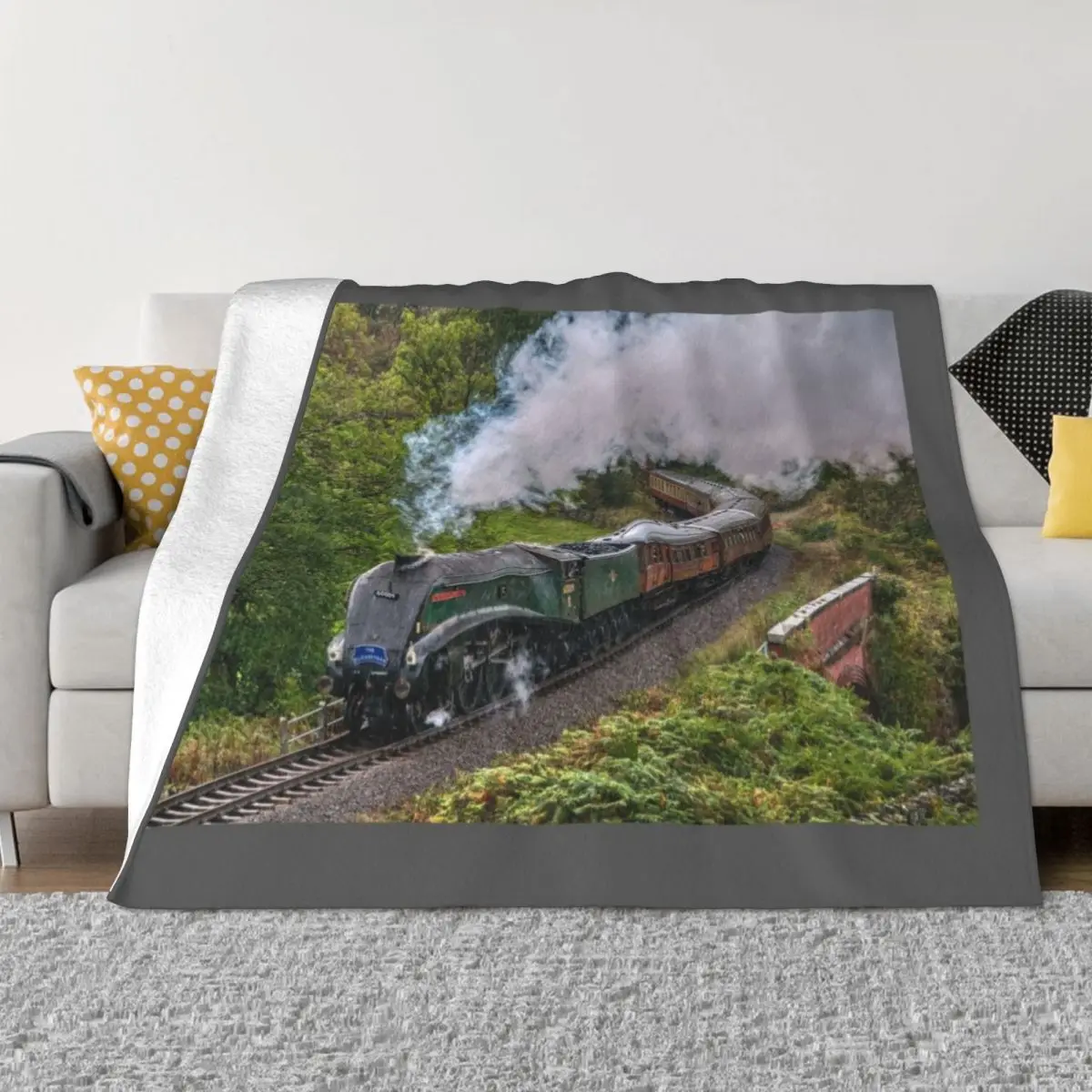 

60009 Union of South Africa in the Rain Throw Blanket valentine gift ideas Sofas Blanket Sofa