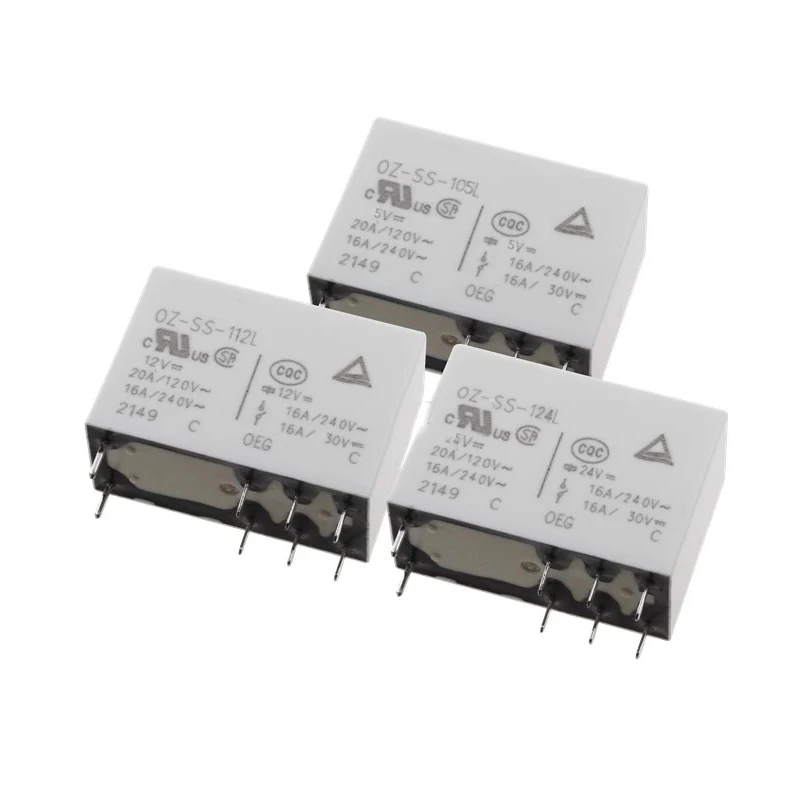 

OZ-SS-105L OZ-SS-112L OZ-SS-124L Relay 16A 250V