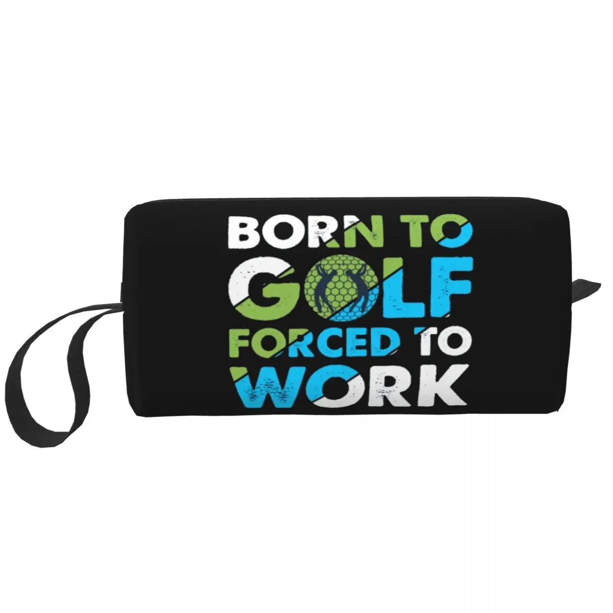

Косметичка женская для путешествий с надписью «Born To Golf»