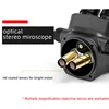 Kailiwei Trinocular Head 7-50 3.5-200X Simul Focal Continuous Zoom Stereo Microscope WF10X/22mm Eyepiece For Phone PCB Soldering 5