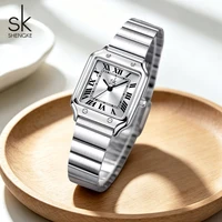 Shengke Top Brand Women's Quartz Watches Classic Design Ladies Wristwatches New Fashion Style Female Best Gifts Clock 3