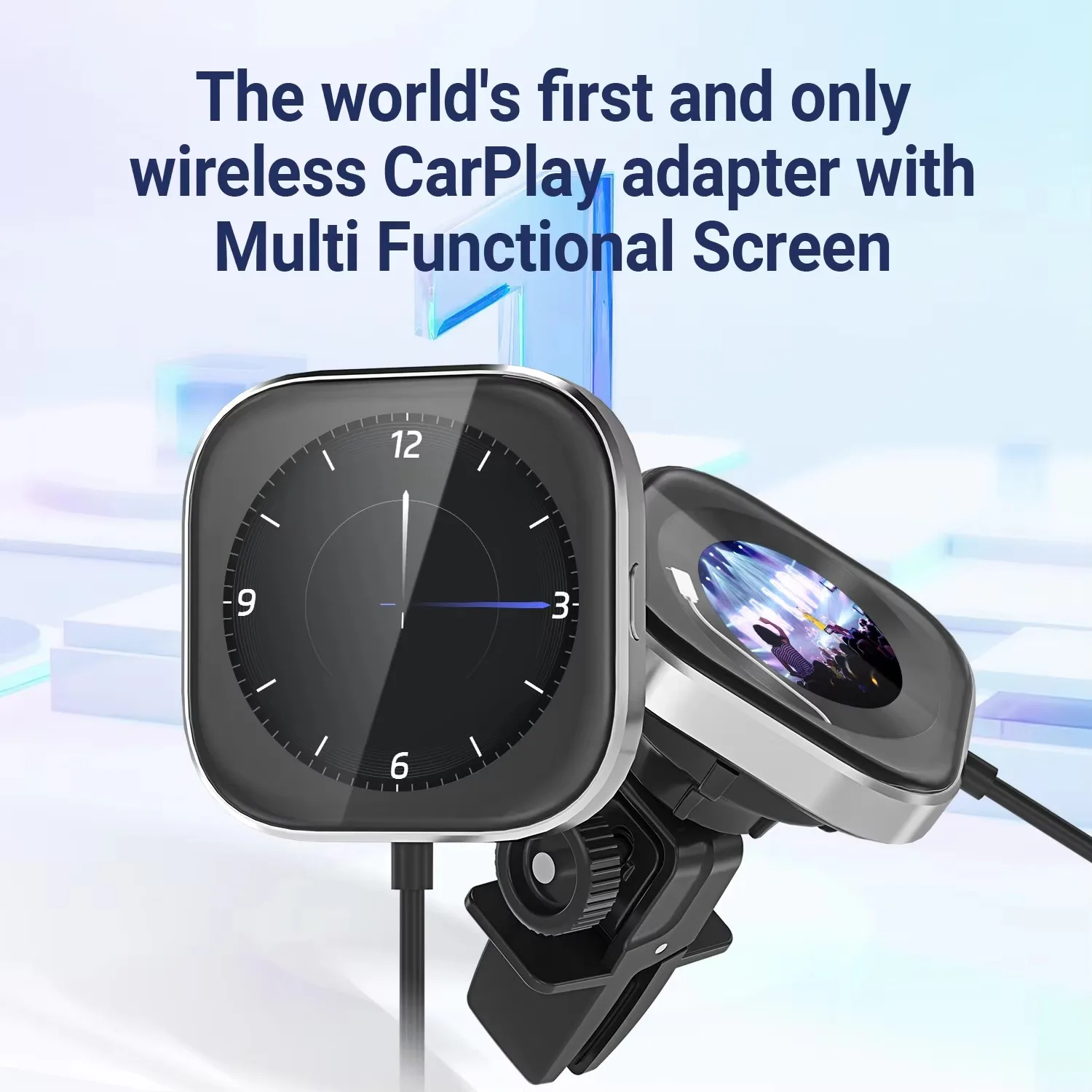 Wireless CarPlay Adapter with Digital Picture Frame for VW Ford