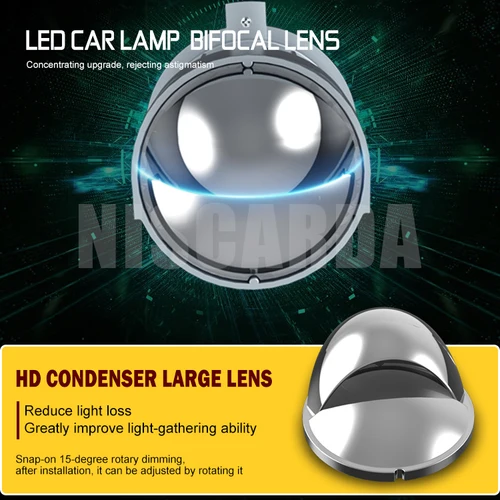 차량용 LED 헤드라이트 전구, 자동 미니 프로젝터, 듀얼 렌즈, 하이 로우 빔 램프, 방수, 2x 자동차 조명, 12V, 24V, 120W, 30000LM, H4 9003 4