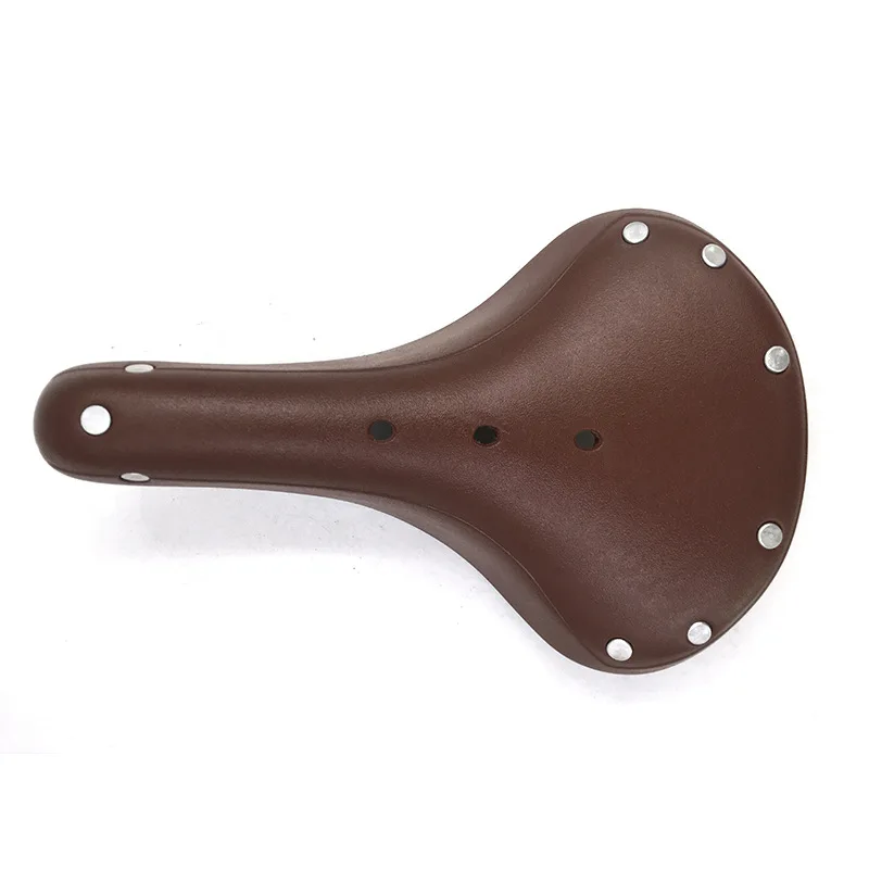 Wildside Retro Brown Bicycle Saddle Classic Vintage Real Handmade