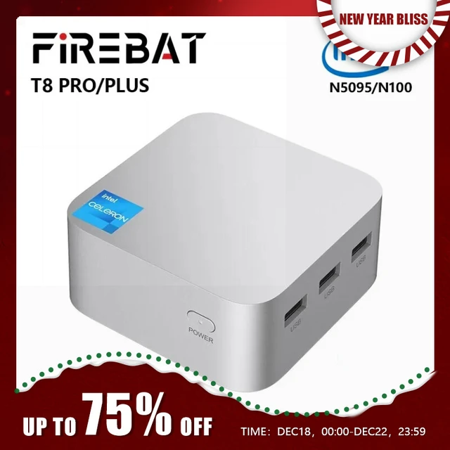 Firebat ak2 plus pro minipc intel n95 n5105 banda dupla wifi5 bt4.2 16gb  512gb desktop computador de jogos mini pc 4-core 4-thread