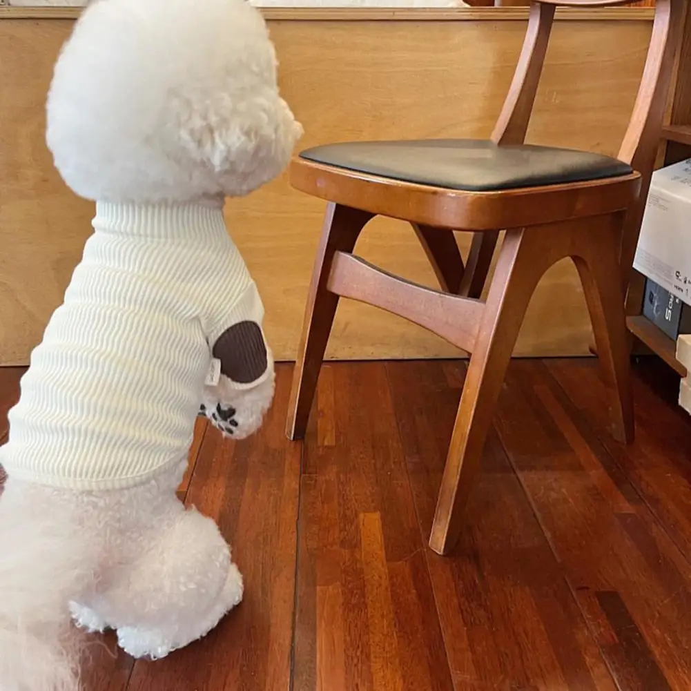 반려동물 라운드넥 스웨터, 작은 강아지 용수철, 반려동물 맨투맨, 부드러운 통기성, 두 다리, 얇은 단색