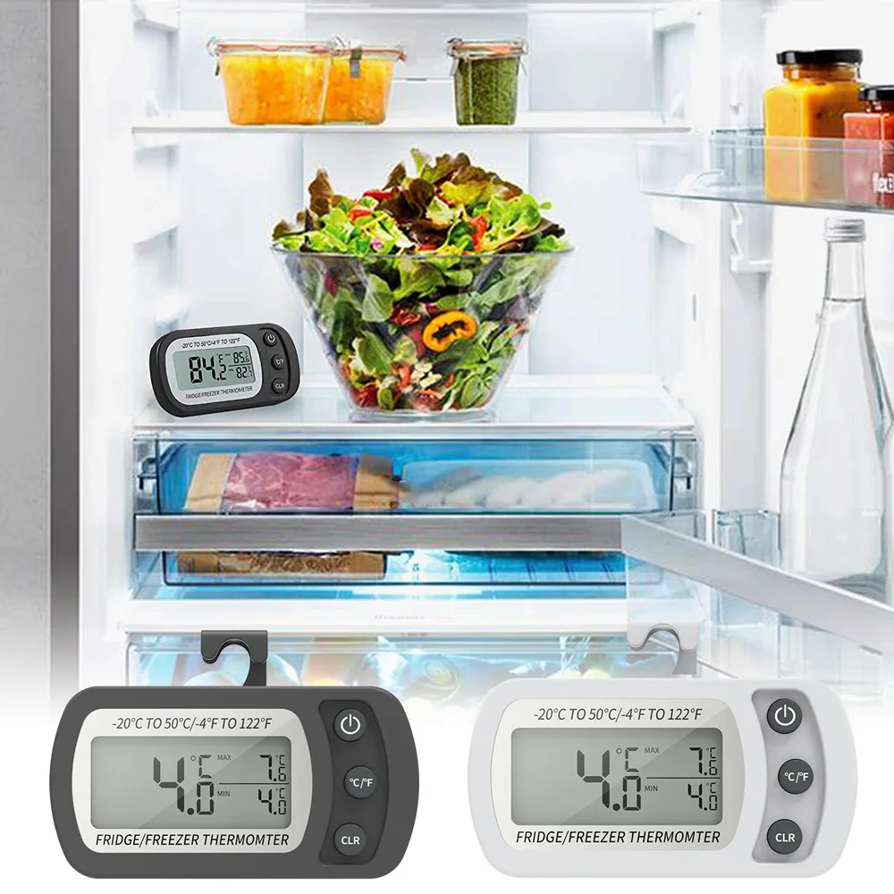 Magnetic Portable Refrigerator Gauge Refrigeration Kitchen Tool Temperature Meter Freezer Thermometer Fridge