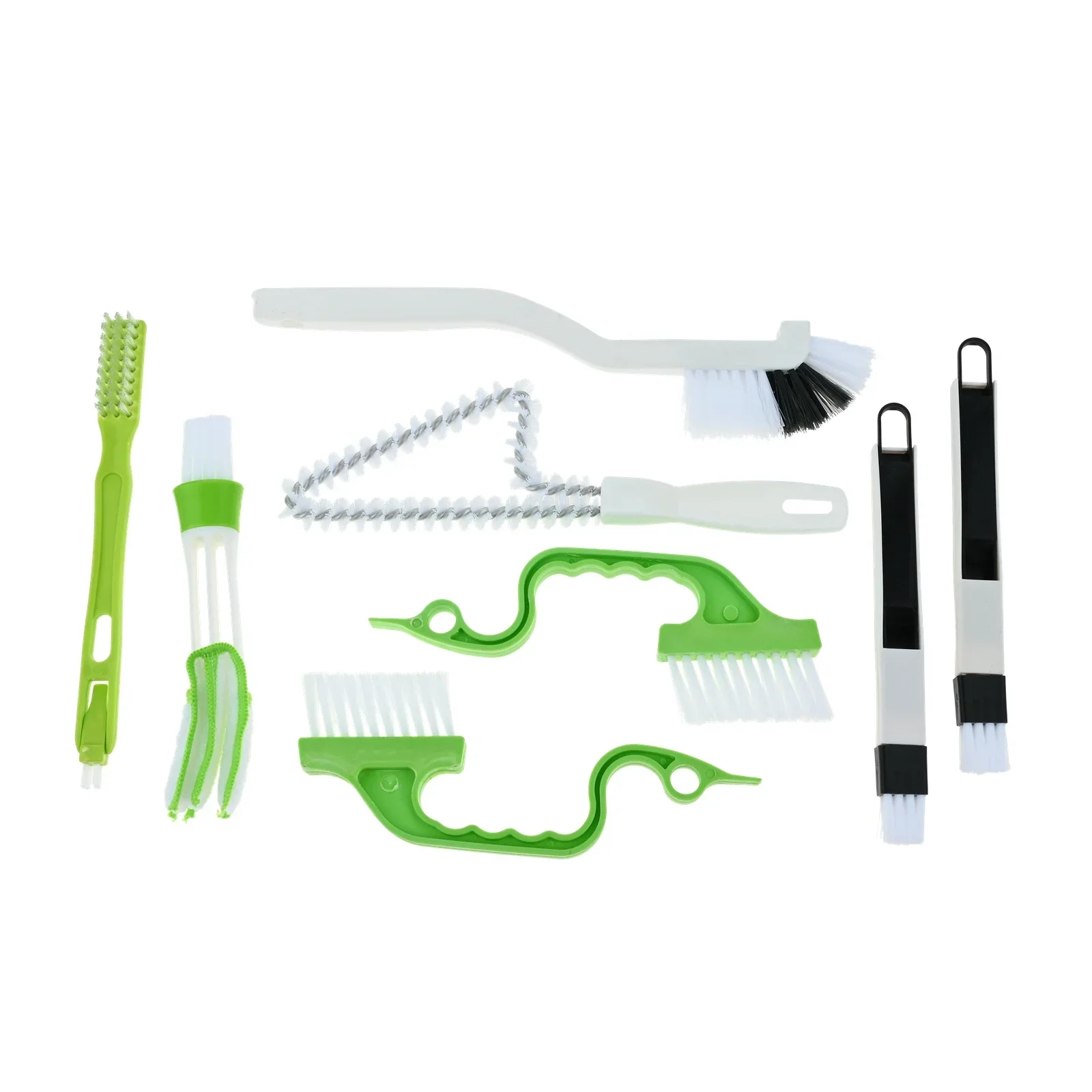 8PCS/Set Window-Groove Cleaning Brush Plastic Door and Window-Groove Guide Rail Cleaning Brush Gap-Cleaning Tool Set Wholesale