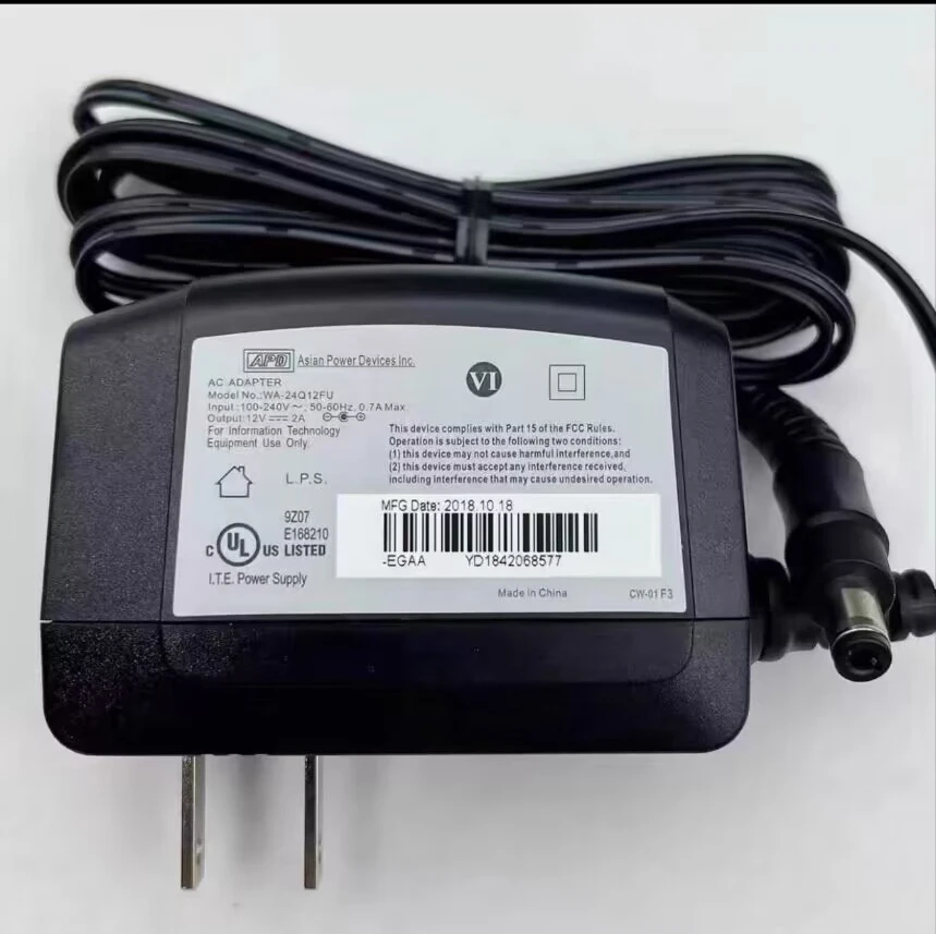 12v 2a apd ac DC電源アダプターWA-24E12,外付けハードディスク
