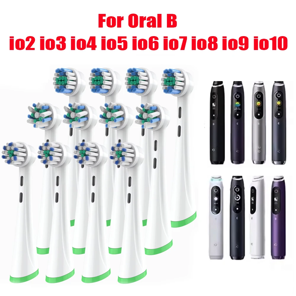 2/4/8팩 칫솔 헤드, 오랄비 iO 2/3/4/5/6/7/8/9/10 시리즈 전동 칫솔 교체..