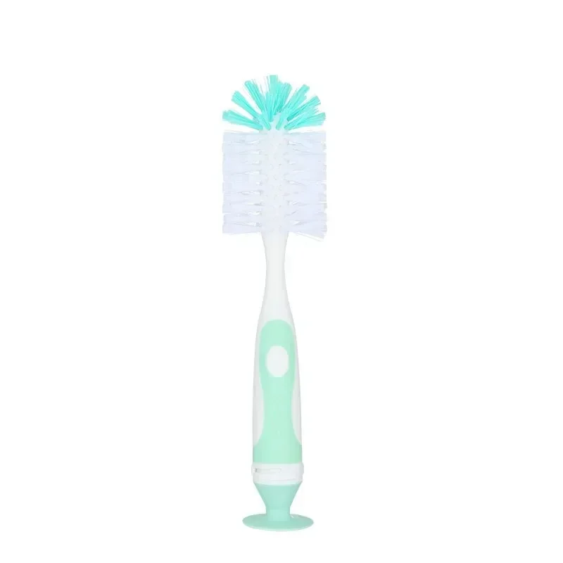 2 in 1 Mother-child Nylon Baby Bottle Cup Cleaning Brush Suction Stand Type Feeding Clean Tool Set bottle brush bottle cleaning brush cleaning brush cleaning brush set