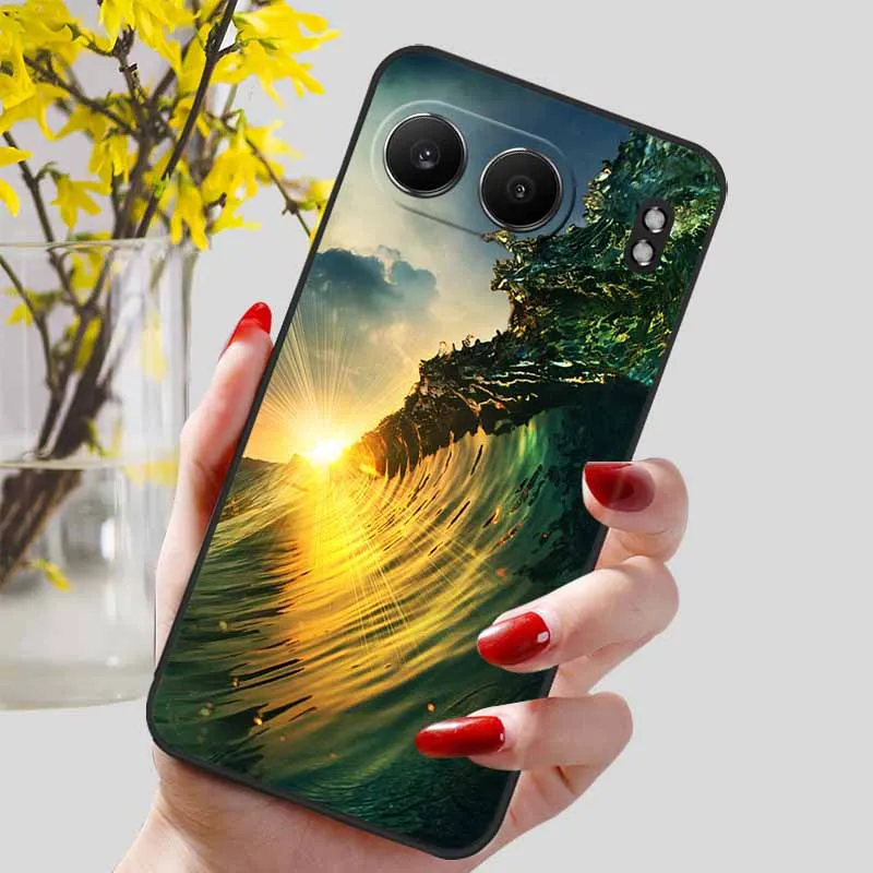 Luxury Silicone TPU Soft Bumper Case with Cute Cat Design for Oneplus Nord 4 - Premium Protective Cover