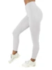Women High Waist Yoga Leggings with Pockets Solid Color Trousers Elasticity Casual Long Pants for Fitness 1