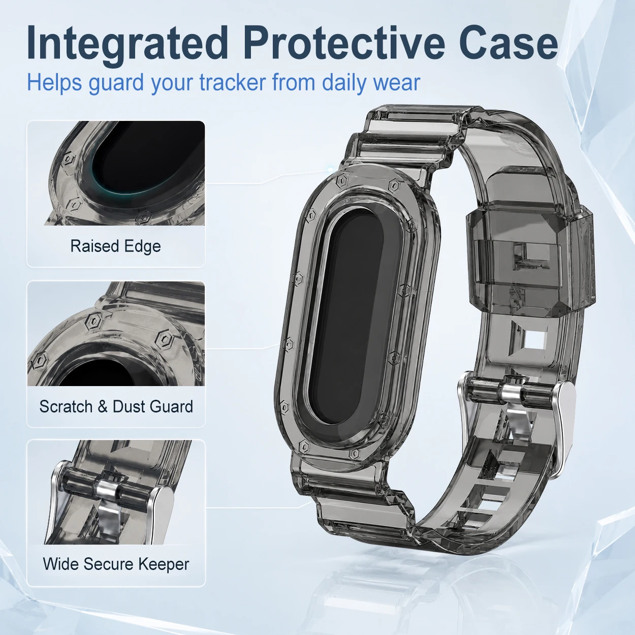 Glacier Silicone Sport Wristband Replacement Accessory