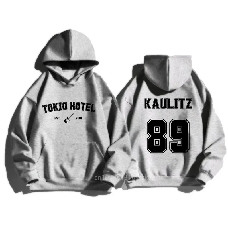 Kaulitz 89 Men Women Cotton Hoodie Music Band Tokyo Hotel Hoodies High Quality Hooded Sweatshirt Spring Autumn Printed Pullover