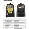 200A MIG/MMA Welder, DC Inverter Welding Machine,110V/220V Fully Digitally Control with Wire Brush,Earthing Cable,Digital Panel 3