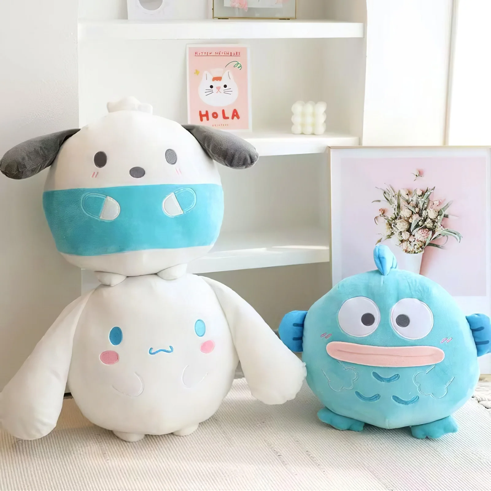

30 см милый Sanrio Cinnamoroll почтовый мультфильм Hangyodo Kawaii собака с большим ухом мягкая набивная подушка плюшевые куклы для девочек подарок на день рождения