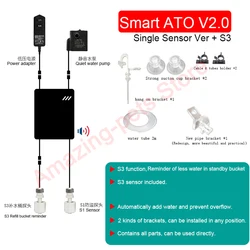 Automatic Aquarium Water Level Controller and Filler System with Pump Sensor (Single 2.0 and S3)