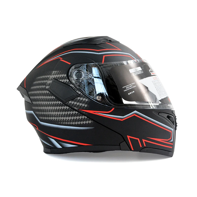 

Motorcycle Helmet Neutral Dual Lens Motorcycle Safety Helmet DOT Helmet Detachable Male and Female Motorcycle Accessories